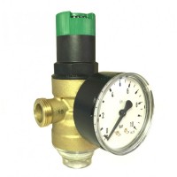 Редуктор давления Honeywell Resideo D06F-1/2A + Манометр M07M-A10